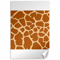 Giraffe Skin Pattern Canvas 24  X 36 