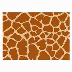 Giraffe Skin Pattern Large Glasses Cloth (2-side)