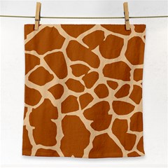 Giraffe Skin Pattern Face Towel