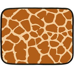 Giraffe Skin Pattern Fleece Blanket (mini)