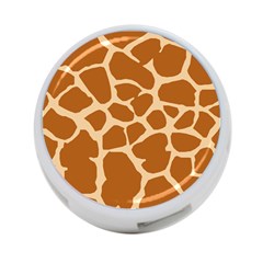 Giraffe Skin Pattern 4-port Usb Hub (two Sides)