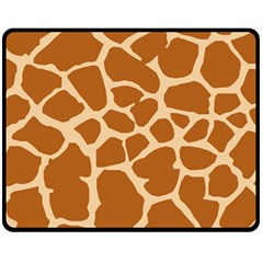 Giraffe Skin Pattern Fleece Blanket (medium) 