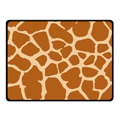 Giraffe Skin Pattern Fleece Blanket (small)