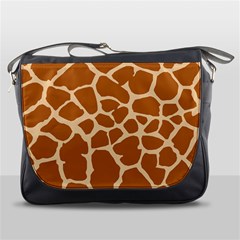 Giraffe Skin Pattern Messenger Bag