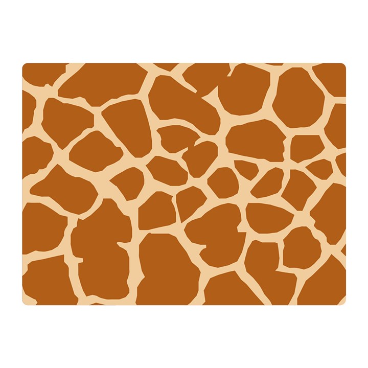 Giraffe Skin Pattern Double Sided Flano Blanket (Mini) 