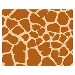 Giraffe Skin Pattern Double Sided Flano Blanket (medium) 