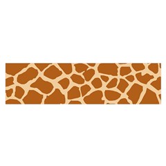 Giraffe Skin Pattern Satin Scarf (oblong) by HermanTelo