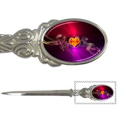 Flame Heart Smoke Love Fire Letter Opener by HermanTelo