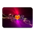 Flame Heart Smoke Love Fire Plate Mats 18 x12  Plate Mat