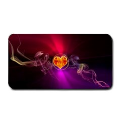 Flame Heart Smoke Love Fire Medium Bar Mats