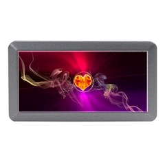 Flame Heart Smoke Love Fire Memory Card Reader (mini) by HermanTelo