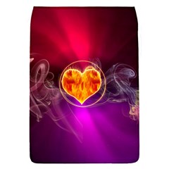 Flame Heart Smoke Love Fire Removable Flap Cover (s) by HermanTelo