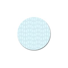 Footprints Pattern Paper Scrapbooking Blue Golf Ball Marker