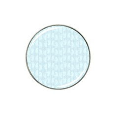 Footprints Pattern Paper Scrapbooking Blue Hat Clip Ball Marker (4 Pack)