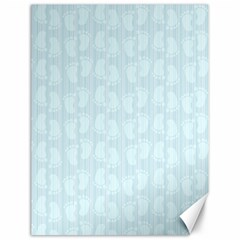 Footprints Pattern Paper Scrapbooking Blue Canvas 12  X 16 