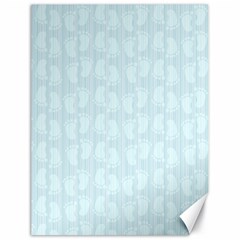 Footprints Pattern Paper Scrapbooking Blue Canvas 18  X 24 