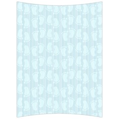 Footprints Pattern Paper Scrapbooking Blue Back Support Cushion