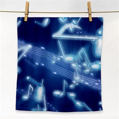 Music Sound Musical Love Melody Face Towel by HermanTelo