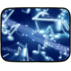 Music Sound Musical Love Melody Fleece Blanket (mini)