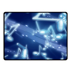 Music Sound Musical Love Melody Fleece Blanket (small)