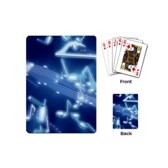 Music Sound Musical Love Melody Playing Cards (mini)