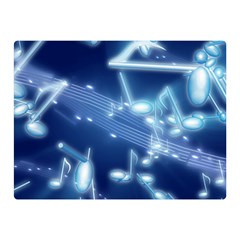 Music Sound Musical Love Melody Double Sided Flano Blanket (mini) 