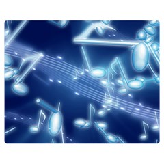 Music Sound Musical Love Melody Double Sided Flano Blanket (medium)  by HermanTelo