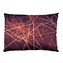 Light Fiber Black Fractal Art Pillow Case