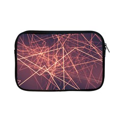 Light Fiber Black Fractal Art Apple Ipad Mini Zipper Cases by HermanTelo