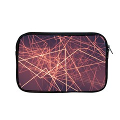 Light Fiber Black Fractal Art Apple Macbook Pro 13  Zipper Case