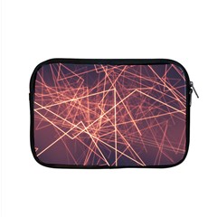 Light Fiber Black Fractal Art Apple Macbook Pro 15  Zipper Case