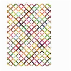 Grid Colorful Multicolored Square Large Garden Flag (two Sides)