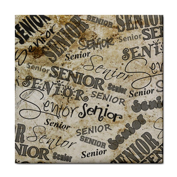 Graduation School Celebration Tile Coasters