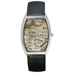 Graduation School Celebration Barrel Style Metal Watch by HermanTelo