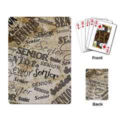 Graduation School Celebration Playing Cards Single Design