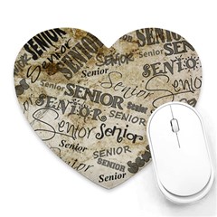 Graduation School Celebration Heart Mousepads by HermanTelo