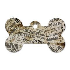 Graduation School Celebration Dog Tag Bone (two Sides) by HermanTelo