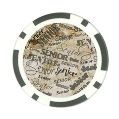 Graduation School Celebration Poker Chip Card Guard by HermanTelo