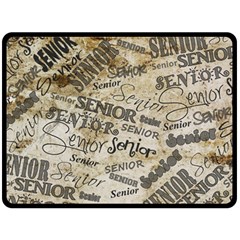 Graduation School Celebration Fleece Blanket (large)  by HermanTelo