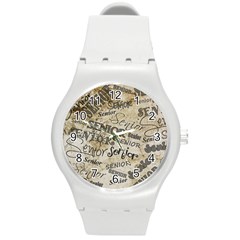 Graduation School Celebration Round Plastic Sport Watch (m) by HermanTelo