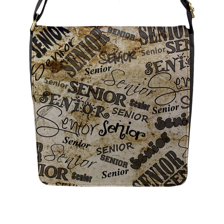 Graduation School Celebration Flap Closure Messenger Bag (L)