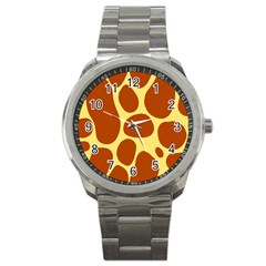 Seamless Tile Skin Background Sport Metal Watch