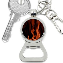 Smoke Flame Abstract Orange Red Bottle Opener Key Chains by HermanTelo