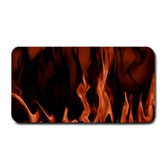 Smoke Flame Abstract Orange Red Medium Bar Mats by HermanTelo