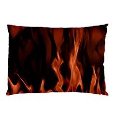 Smoke Flame Abstract Orange Red Pillow Case