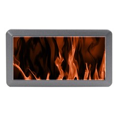 Smoke Flame Abstract Orange Red Memory Card Reader (mini)