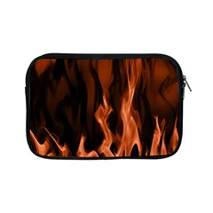 Smoke Flame Abstract Orange Red Apple Ipad Mini Zipper Cases