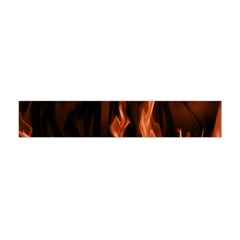 Smoke Flame Abstract Orange Red Flano Scarf (mini)