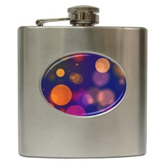 Seamless Pattern Design Tiling Hip Flask (6 Oz)