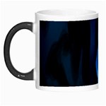 Smoke Flame Abstract Blue Morph Mugs Left